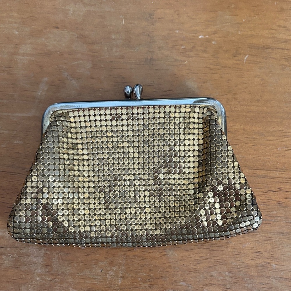 Vintage Whiting & Davis Gold Mesh Coin Purse